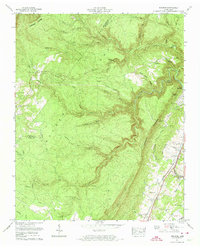 Download a high-resolution, GPS-compatible USGS topo map for Pennine, TN (1974 edition)