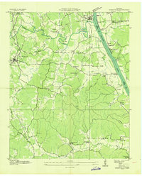 1936 Map of Decatur County, TN