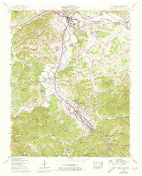Download a high-resolution, GPS-compatible USGS topo map for Pigeon Forge, TN (1973 edition)