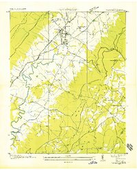 Download a high-resolution, GPS-compatible USGS topo map for Pikeville, TN (1935 edition)