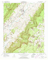 Download a high-resolution, GPS-compatible USGS topo map for Pikeville, TN (1974 edition)