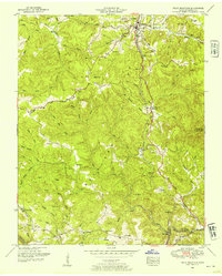 Download a high-resolution, GPS-compatible USGS topo map for Pilot Mountain, TN (1954 edition)
