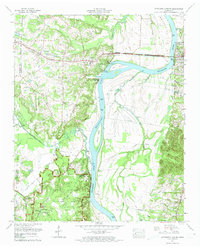 preview thumbnail of historical topo map of Hardin County, TN in 1972