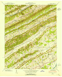 Download a high-resolution, GPS-compatible USGS topo map for Plum Grove, TN (1954 edition)