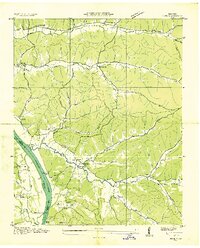 1936 Map of Decatur County, TN