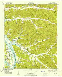 preview thumbnail of historical topo map of Perry County, TN in 1949