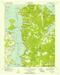 preview thumbnail of historical topo map of Benton County, TN in 1949