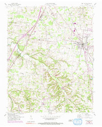 Download a high-resolution, GPS-compatible USGS topo map for Portland, TN (1991 edition)