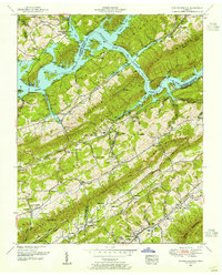 Download a high-resolution, GPS-compatible USGS topo map for Powder Springs, TN (1955 edition)