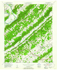 Download a high-resolution, GPS-compatible USGS topo map for Powell, TN (1961 edition)