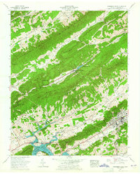 Download a high-resolution, GPS-compatible USGS topo map for Pressmens Home, TN (1965 edition)