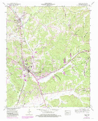 1949 Map of Selmer, TN, 1986 Print
