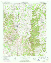 Download a high-resolution, GPS-compatible USGS topo map for Puryear, TN (1972 edition)