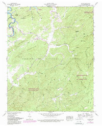preview thumbnail of historical topo map of Monroe County, TN in 1984