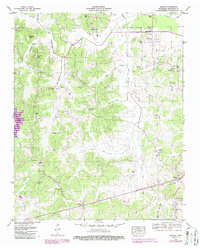 preview thumbnail of historical topo map of Henderson County, TN in 1950
