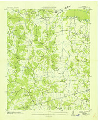 preview thumbnail of historical topo map of Henderson County, TN in 1936