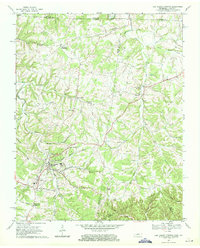 preview thumbnail of historical topo map of Red Boiling Springs, TN in 1968