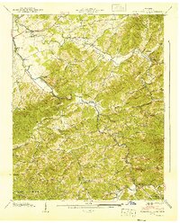 Download a high-resolution, GPS-compatible USGS topo map for Richardson Cove, TN (1940 edition)