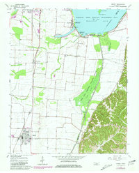Download a high-resolution, GPS-compatible USGS topo map for Ridgely, TN (1981 edition)