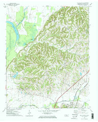 preview thumbnail of historical topo map of Lauderdale County, TN in 1972