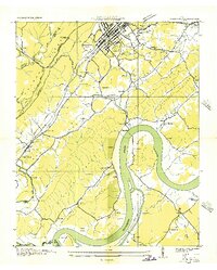 1935 Map of Rockwood
