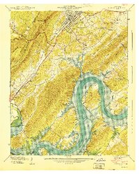 1940 Map of Rockwood