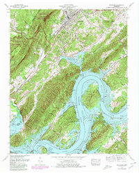 Download a high-resolution, GPS-compatible USGS topo map for Rockwood, TN (1980 edition)