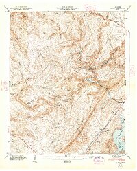 preview thumbnail of historical topo map of Cumberland County, TN in 1947