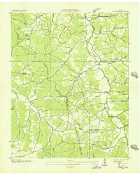 Download a high-resolution, GPS-compatible USGS topo map for Ruskin, TN (1936 edition)