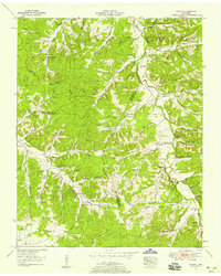 Download a high-resolution, GPS-compatible USGS topo map for Ruskin, TN (1958 edition)