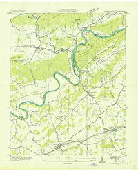 Download a high-resolution, GPS-compatible USGS topo map for Russellville, TN (1935 edition)