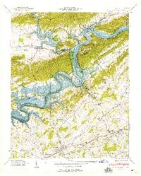 Download a high-resolution, GPS-compatible USGS topo map for Russellville, TN (1958 edition)