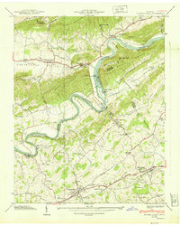 Download a high-resolution, GPS-compatible USGS topo map for Russellville, TN (1940 edition)
