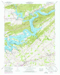Download a high-resolution, GPS-compatible USGS topo map for Russellville, TN (1977 edition)