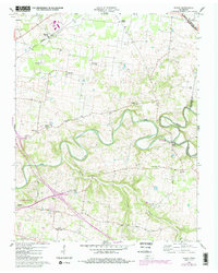 Download a high-resolution, GPS-compatible USGS topo map for Sango, TN (1984 edition)