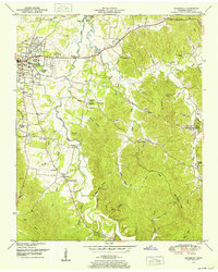Download a high-resolution, GPS-compatible USGS topo map for Savannah, TN (1952 edition)