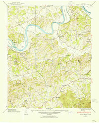 Download a high-resolution, GPS-compatible USGS topo map for Shady Grove, TN (1954 edition)