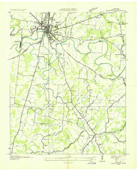 Download a high-resolution, GPS-compatible USGS topo map for Shelbyville, TN (1936 edition)