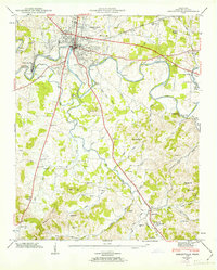 Download a high-resolution, GPS-compatible USGS topo map for Shelbyville, TN (1963 edition)