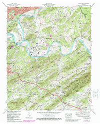 preview thumbnail of historical topo map of Knox County, TN in 1979