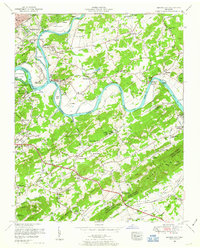 Download a high-resolution, GPS-compatible USGS topo map for Shooks Gap, TN (1954 edition)