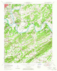 Download a high-resolution, GPS-compatible USGS topo map for Shooks Gap, TN (1965 edition)