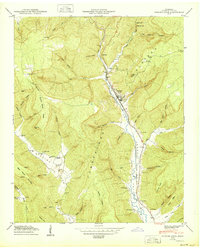 preview thumbnail of historical topo map of Franklin County, TN in 1950