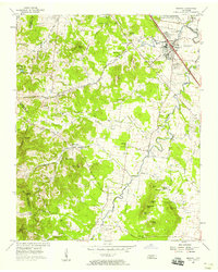 1957 Map of Smyrna, 1958 Print