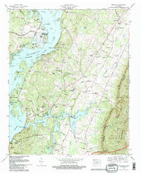 Download a high-resolution, GPS-compatible USGS topo map for Snow Hill, TN (1980 edition)