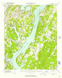Download a high-resolution, GPS-compatible USGS topo map for Soddy Island, TN (1957 edition)