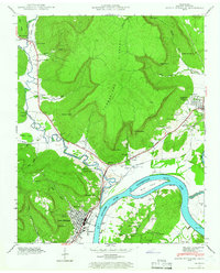 Download a high-resolution, GPS-compatible USGS topo map for South Pittsburg, TN (1966 edition)