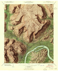Download a high-resolution, GPS-compatible USGS topo map for South Pittsburg, TN (1955 edition)