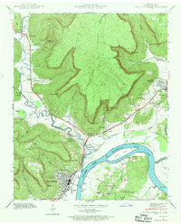 Download a high-resolution, GPS-compatible USGS topo map for South Pittsburg, TN (1970 edition)