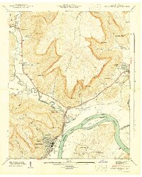 Download a high-resolution, GPS-compatible USGS topo map for South Pittsburg, TN (1946 edition)